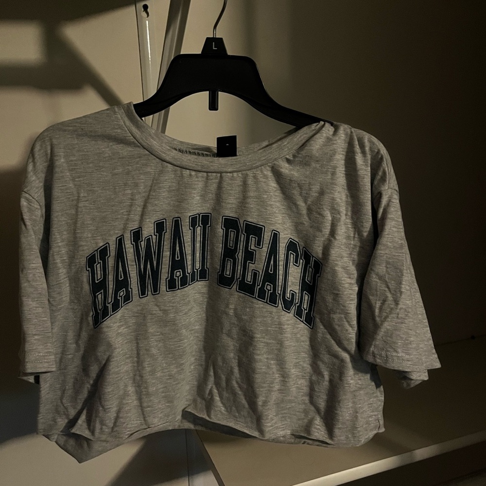 Gray Hawaii Beach Women's Top